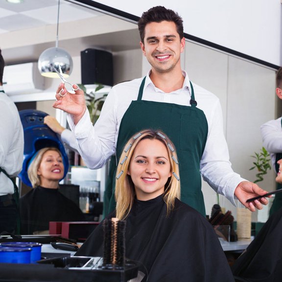 LOLIPPYY 16Pcs Grey Self Adhesive Hair Curling Clips Perm Rods Bangs Roller for Short Hair Styling