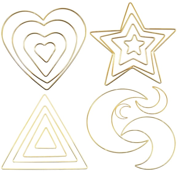 LOLIPPYY 16Pcs Metal Dream Catcher Hoops Dream Catcher Making Frame for Home Wall Decoration