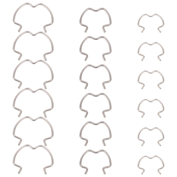 LOLIPPYY 18Pcs Alloy Quick Disconnect Transmission Clips Metal Clamp Kit for Car Cooler Lines