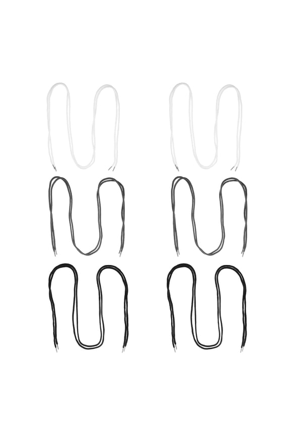 18-Piece Assorted Color Elastic Drawstring Cord Replacement for Sweatpants, Hoodies, Pants, and Shorts