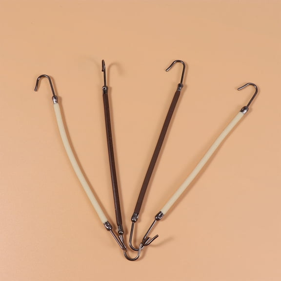 LOLIPPYY 18Pcs Silicone Hairbands for Women's Hair Hook Type Hair Decoration Assorted Color