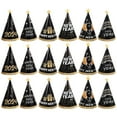 thumbnail image 1 of LOLIPPYY 18pcs 2024 Happy New Year Party Cone Hats, Paper Hats for New Year's Eve Celebration Supplies, 1 of 7