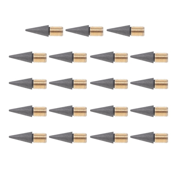 LOLIPPYY 19Pcs Pencil Replaceable Heads Multi Color Compact Inkless Pen Tips for Home Stationery