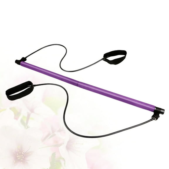 LOLIPPYY 1PC Resistance Bar for Yoga Resistance Band 35.8x1.2x1.2in Fitness Equipment
