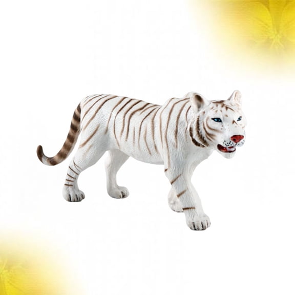 LOLIPPYY 1PC Tiger Figure Model Realistic Decor Sculpture for Office Friends