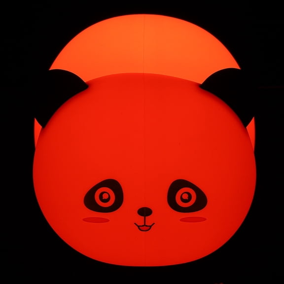 LOLIPPYY 1PC USB Ambiance Light Panda Silicone Night Lamp Modern Style for Kids