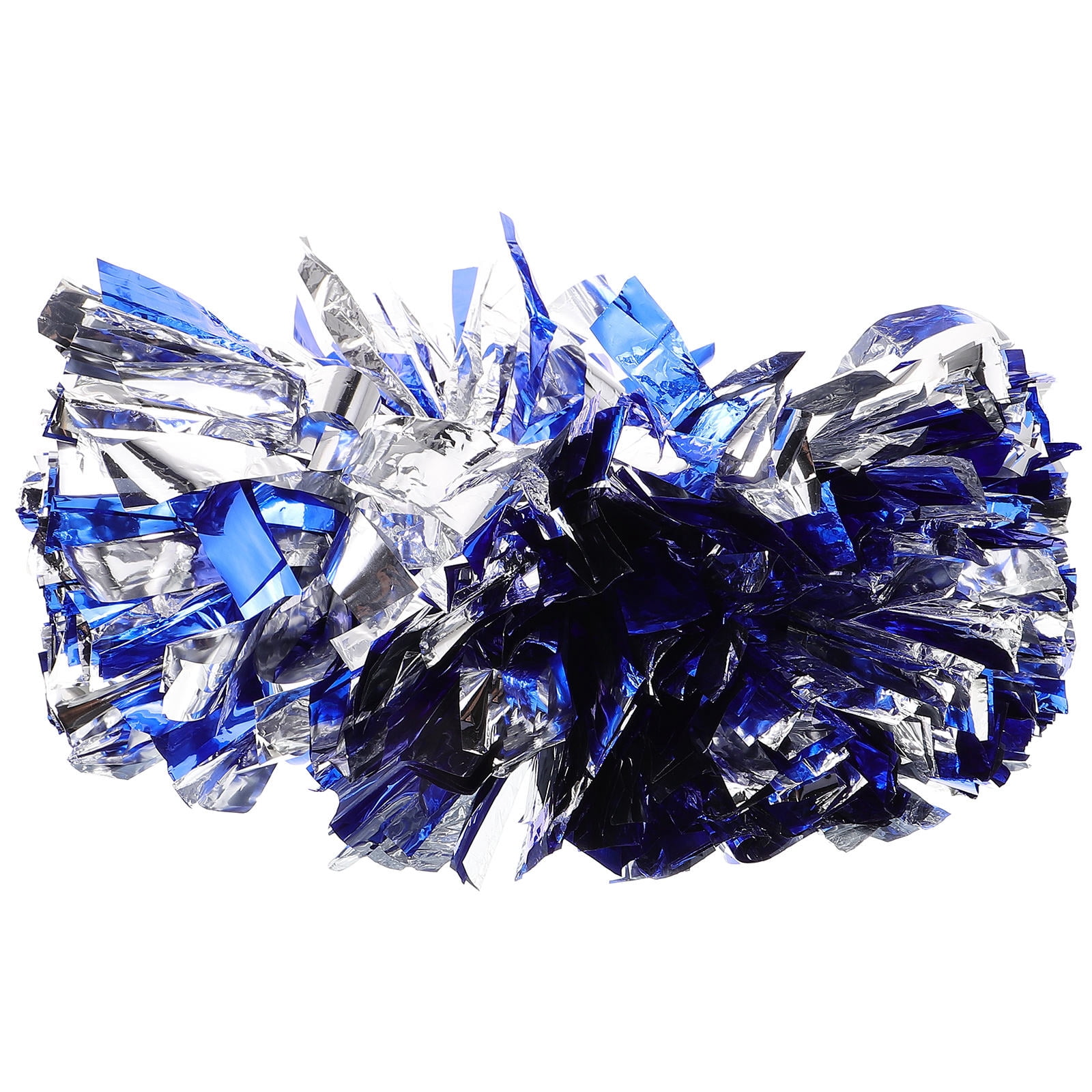 LOLIPPYY 1Pack 34x27.5in Blue Silver Cheering Pompom Pe For Visual ...
