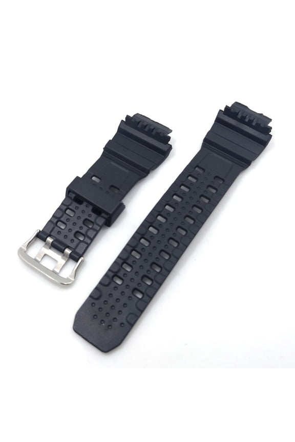 1Pack Black PU Watch Band for Replacement Wrist Straps for Formal Events