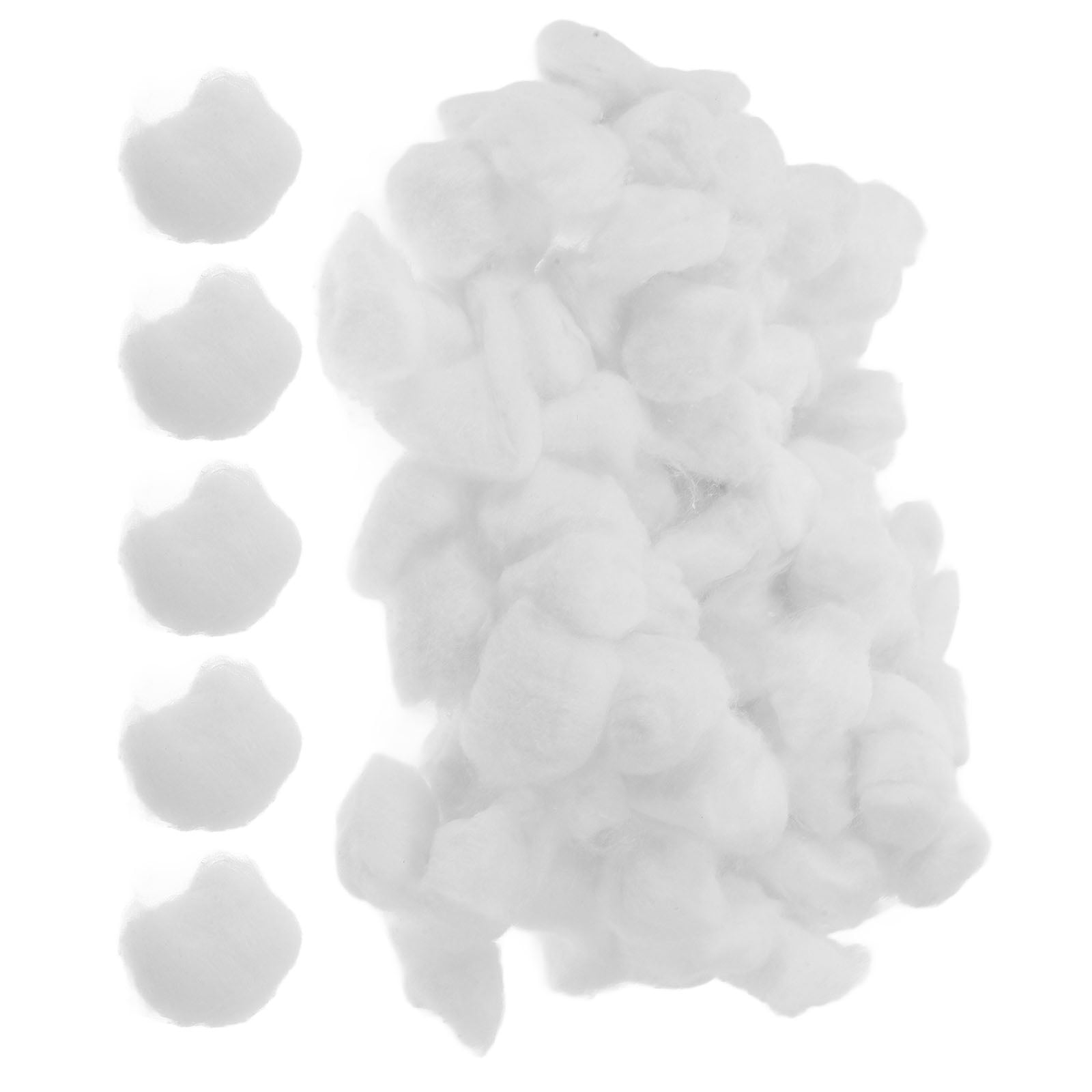 LOLIPPYY 1Pack Cotton Balls for Cleaning Baby 2.00X2.00X2.00in White Round All Skin Types Home Use
