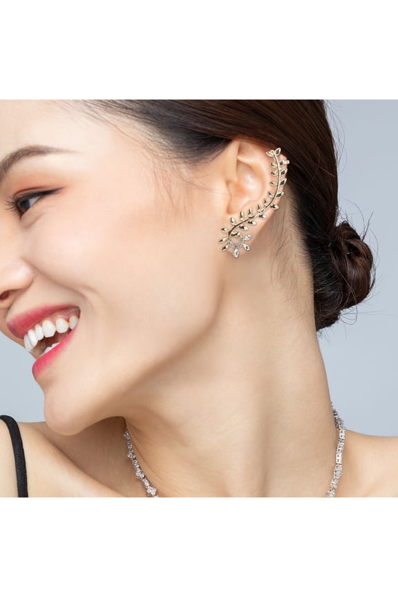 1Pack Fashion Ear Bone Clips Golden Alloy Shining Appearance For Mother's Day