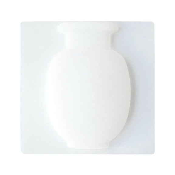 LOLIPPYY 1Pack Fridge Magnets Vase White Small Flower Pot Silicone Sticky Vase For Smooth Surface