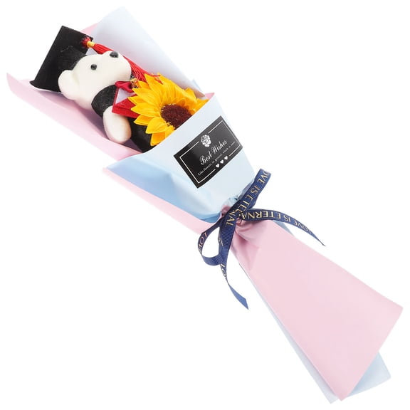 LOLIPPYY 1Pack Graduation Bear Bouquet in Bear Shape for Holiday Decorations