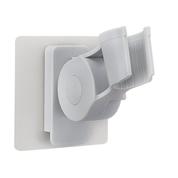 LOLIPPYY 1-Pack Grey ABS Sprinkler Rack with Drilled Shower Holder for Bathroom Wall Mount Use