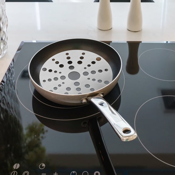 LOLIPPYY Induction Converter Plate for Stove, 1 Piece, 18x18x0.2 cm, High Efficiency Heat Conductive Disk