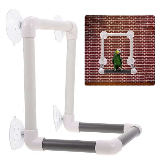 LOLIPPYY Bird Shower Perch ABS Material Parrot Bath Stand Assorted Color 1Pc