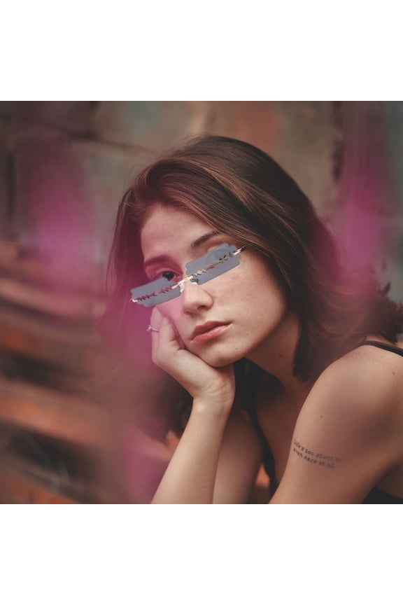 1Pack Photo Sunglasses Prop Grey Accessory for Party