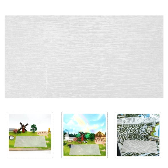 LOLIPPYY 1-Pack Transparent Plastic Water Sheet for Ocean Scene Model Building and Room Decor, Ideal for Ocean-Themed Creations