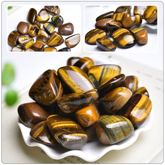 LOLIPPYY 1Pack Potted Plant Stone Crystal Assorted Color Gravel for DIY Landscape Decoration