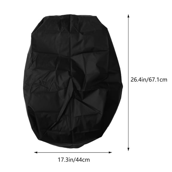 LOLIPPYY 1Pack Protective Grill Covers for Outdoor Furniture Black Oxford Cloth