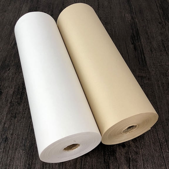 LOLIPPYY 1Pack Rice Paper Roll for Painting and Writing with White Color for Artists