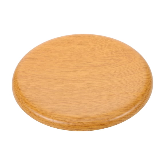 LOLIPPYY 1-Pack Round Wooden Stool Seat Replacement Part Light Brown Comfortable Seating for Homeowners and Enthusiasts