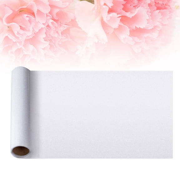 LOLIPPYY 1-Pack White Frosted Self-Adhesive Window Film for Privacy and View Blocking in Commercial Spaces