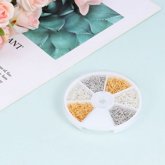 LOLIPPYY 1Pack Sheep Eye Socket Hook Strong Threaded Hook Assorted Color for Variety of Household Applications