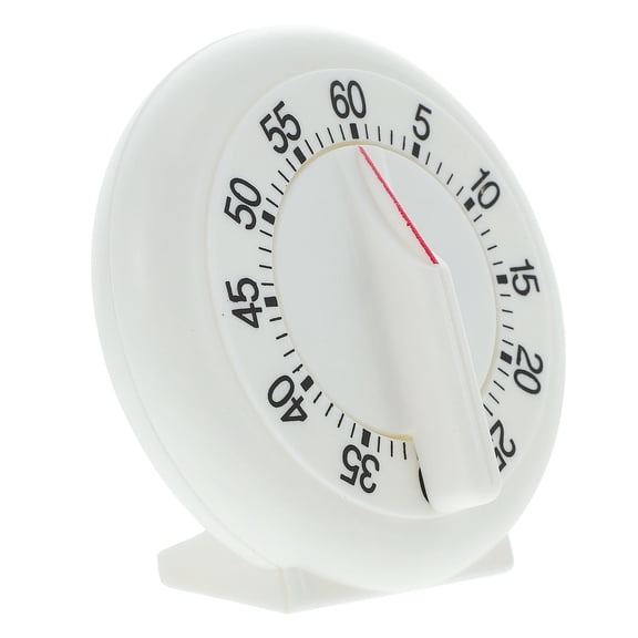 LOLIPPYY Manual Mechanical Kitchen Timer White for Cooking and Baking