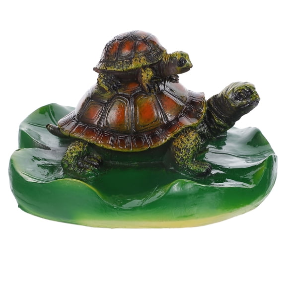 LOLIPPYY 1Pack Simulation Turtle Craft Resin Floating Pond Decoration for Home Owners