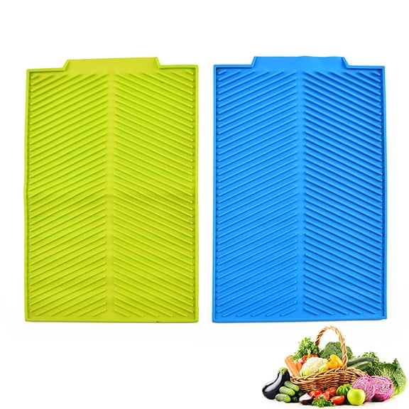 LOLIPPYY Silicone Heat Resistant Mat for Bars 1Set Sky-Blue
