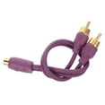 thumbnail image 1 of LOLIPPYY 1Pack Speaker Wire Connector Purple Copper Plastic Built-in Amplifier for Audio Devices, 1 of 8