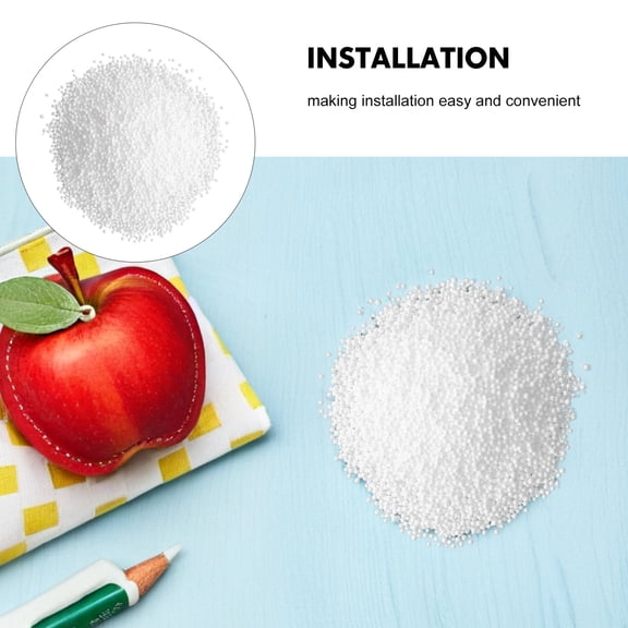 LOLIPPYY 1Pack White Filling Foam Balls for Bean Bag Chairs Sofa Cushions and DIY Craft Projects