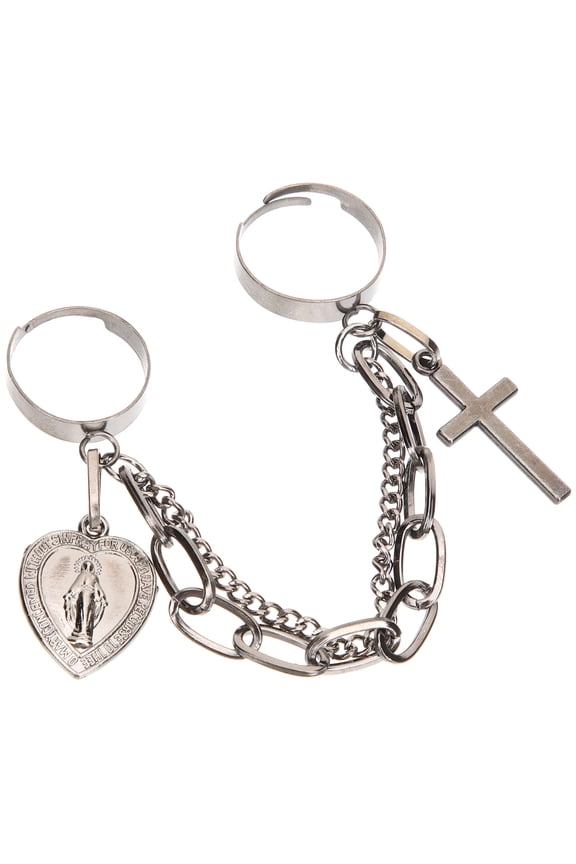 1Pack Women's Statement Rings Black Alloy Vintage Style Daily Decoration for Anniversaries