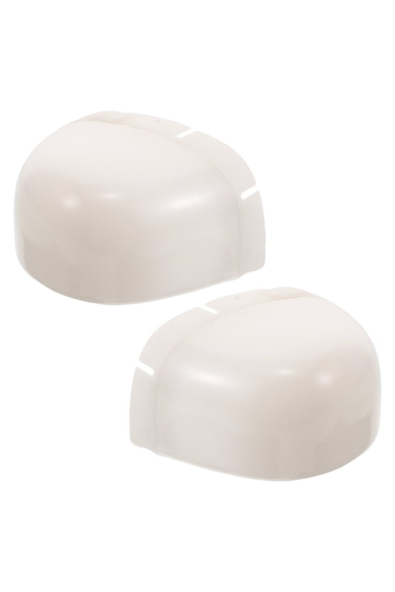 1Pair Anti Impact Steel Toe Guard Covers for Work Shoes with Comfort Enhancement White