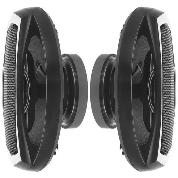 LOLIPPYY 1 Pair 6 Inch Black Car Speakers High Performance Loudspeaker Replacement for Car Audio System