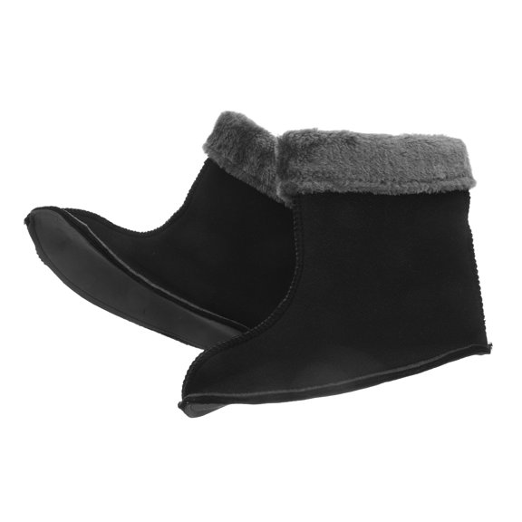 LOLIPPYY Black Insulated Boot Liners with Thick Fleece for Winter Hikes 1Pair