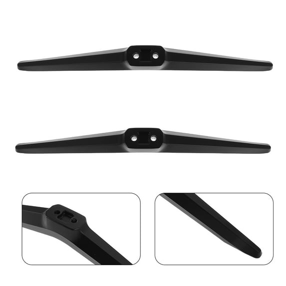 LOLIPPYY 1 Pair Black Tabletop Stand Base with Wide Compatibility and Stable Secure Support for Most TVs