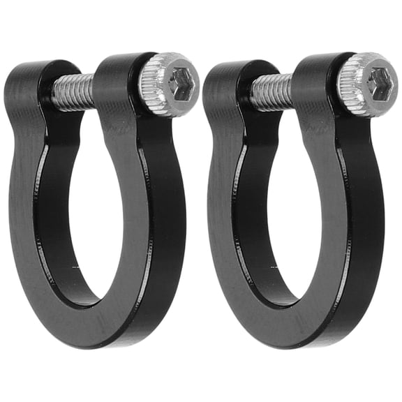LOLIPPYY 1Pair Detachable Black Screw Pin Tow Hook for Trucks Car with Easy Installation Feature