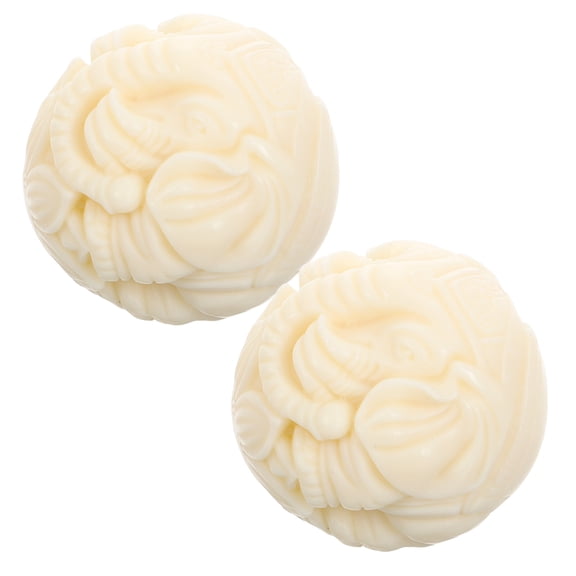 LOLIPPYY Chinese Stress Relief Exercise Ball Hand Exercise Ball Nut Powder Women Relaxation 1 Pair