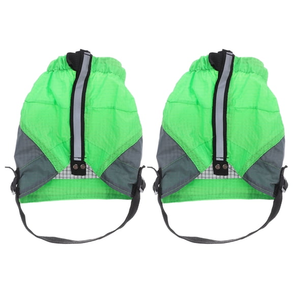 LOLIPPYY 1Pair Hiking Gaiters Green Sandproof Boot Gaiter for Durable Outdoor Trail Protection