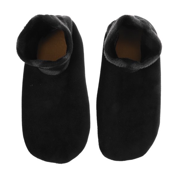 LOLIPPYY 1Pair Mens Non Skid Socks with Plush Lining Comfortable Warm Socks for Indoor Use