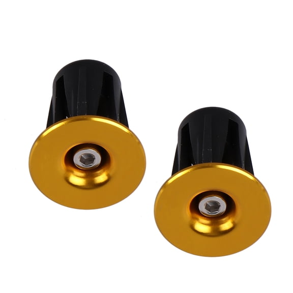 LOLIPPYY 1 Pair Mountain Bike Handlebar End Plugs, Alloy Grip Caps, and Easy to Install and Remove