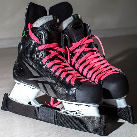 LOLIPPYY 1 Pair Outdoor Ice Skate Laces with Polyester Tips and Performance Wax for Enhanced Strength and Use