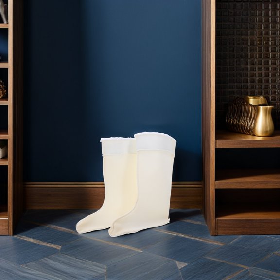 LOLIPPYY 1Pair Plush Insulated Boot Liners for Cold Weather Comfortable Soft Winter Socks