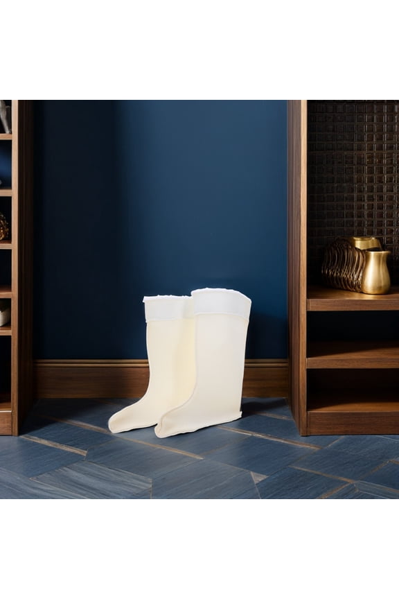 1Pair Plush Insulated Boot Liners for Cold Weather Comfortable Soft Winter Socks