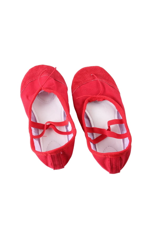 1 Pair Dance Shoes with Elastic Strap and Non- Sole for Comfortable Duration Dancing