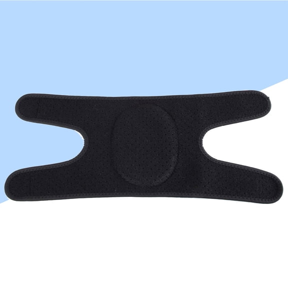 LOLIPPYY 1Pair Running Knee Pad Black High Breathability Non Slip Injury Recovery Support