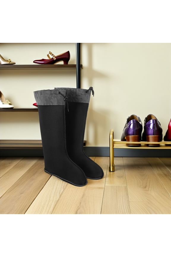 1 Pair Soft Plush Insulated Walking Boot Liner Socks for Men Winter Warmth