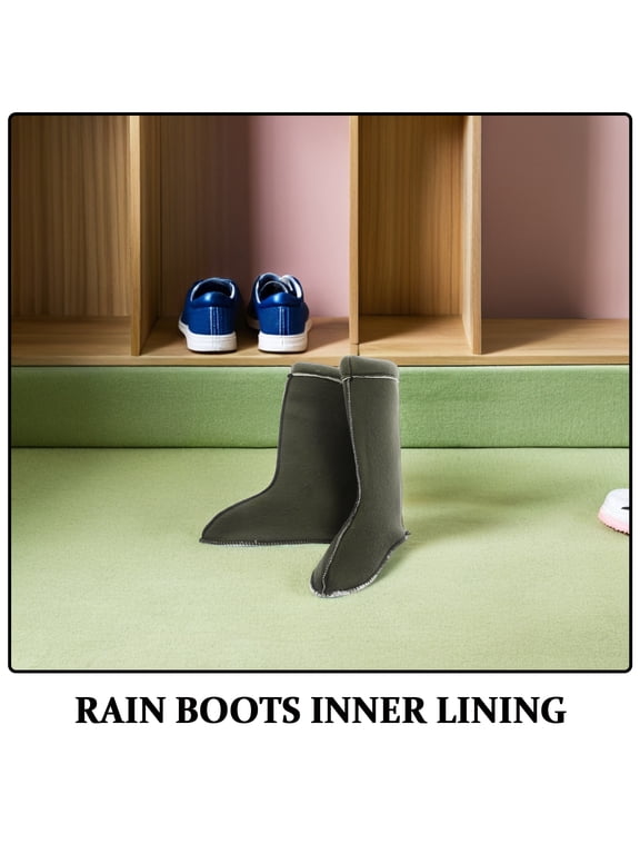 1 Pair Soft Thermal Boot Liner Inner Insert for Cold Weather Walking, Gardening, and Work