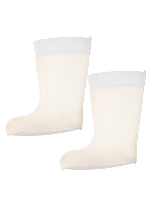 1Pair Warm Boot Liners for Women Soft Insulated Socks for Rain Mud Snow Boots